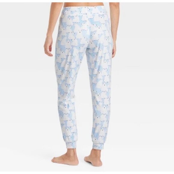 Target Polar Bear Soft Holiday Matching Family Pajama Set Wondershop™ Blue Large - Picture 13 of 13